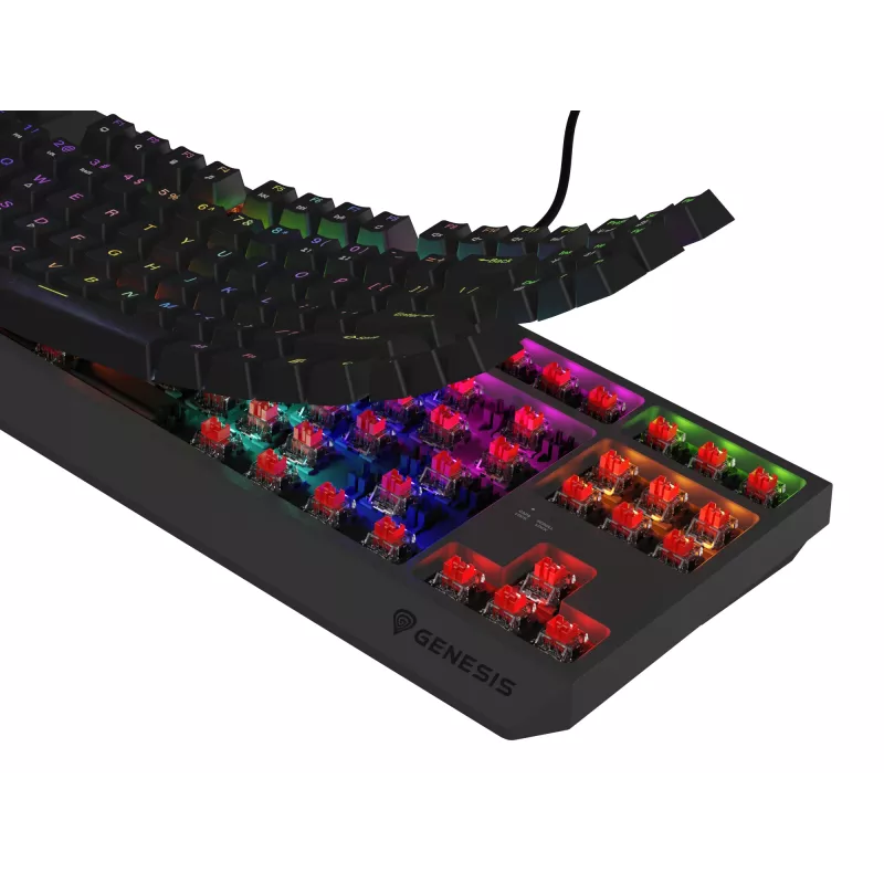 GENESIS Thor 230 TKL Lite klávesnica Gaming USB QWERTY anglická čierna