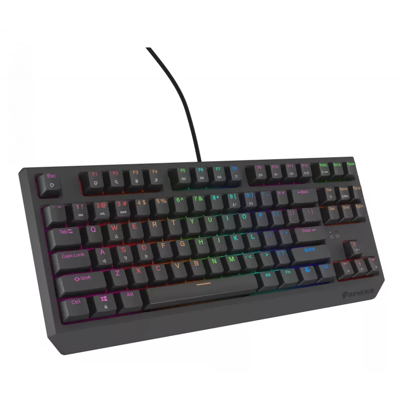 GENESIS Thor 230 TKL Lite klávesnica Gaming USB QWERTY anglická čierna