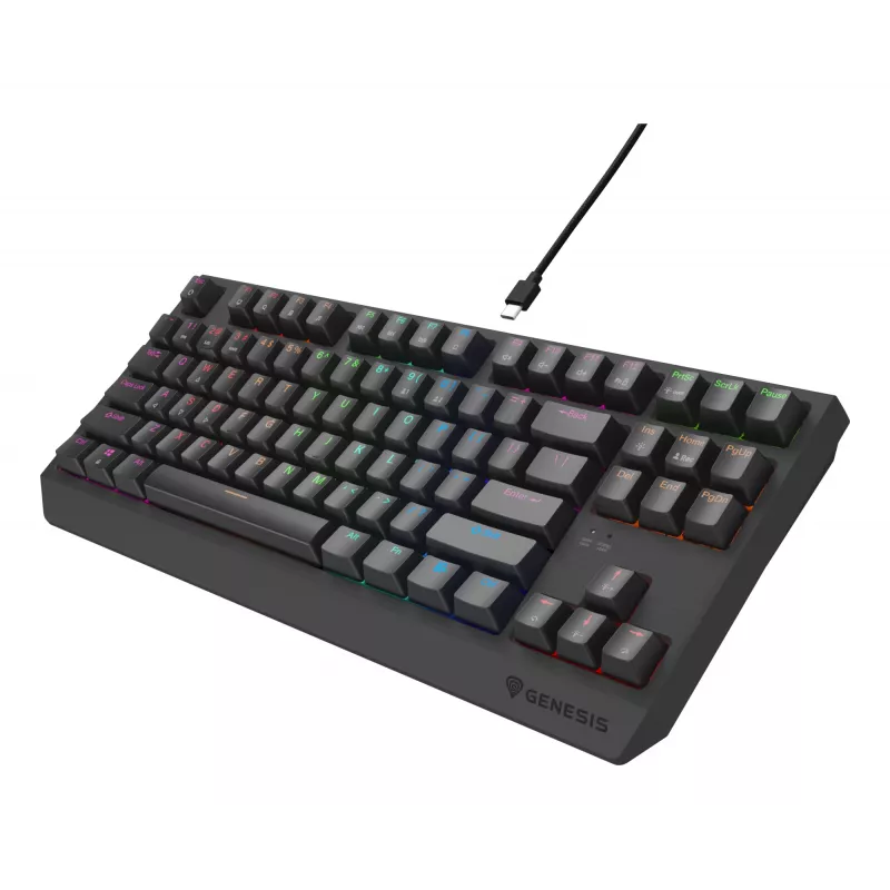 GENESIS Thor 230 TKL Lite klávesnica Gaming USB QWERTY anglická čierna
