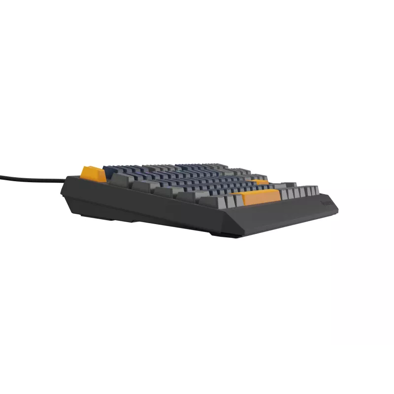 GENESIS THOR 230 TKL klávesnica Gaming USB + RF Wireless + Bluetooth QWERTY čierna, modrá, sivá, oranžová