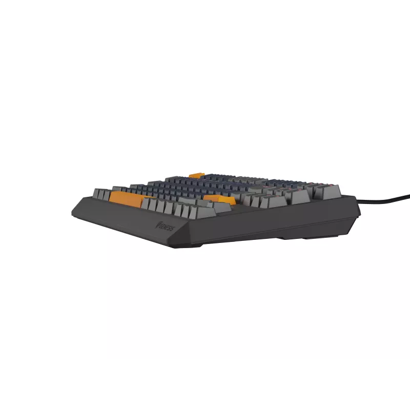 GENESIS THOR 230 TKL klávesnica Gaming USB + RF Wireless + Bluetooth QWERTY čierna, modrá, sivá, oranžová