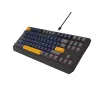 GENESIS THOR 230 TKL klávesnica Gaming USB + RF Wireless + Bluetooth QWERTY čierna, modrá, sivá, oranžová