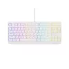 Genesis Thor 230 TKL drôtová mechanická herná klávesnica, US, biela, Outemu Brown
