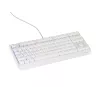 Genesis Thor 230 TKL drôtová mechanická herná klávesnica, US, biela, Outemu Brown