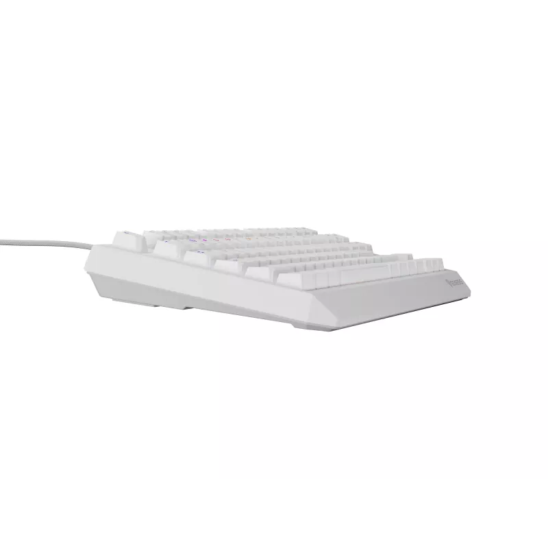 Genesis Thor 230 TKL drôtová mechanická herná klávesnica, US, biela, Outemu Brown