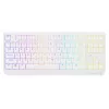 Tenkeyless herná klávesnica GENESIS Thor 230 TKL — USB, RF Wireless, Bluetooth, QWERTY, biela