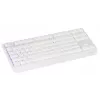 Tenkeyless herná klávesnica GENESIS Thor 230 TKL — USB, RF Wireless, Bluetooth, QWERTY, biela