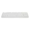 Tenkeyless herná klávesnica GENESIS Thor 230 TKL — USB, RF Wireless, Bluetooth, QWERTY, biela