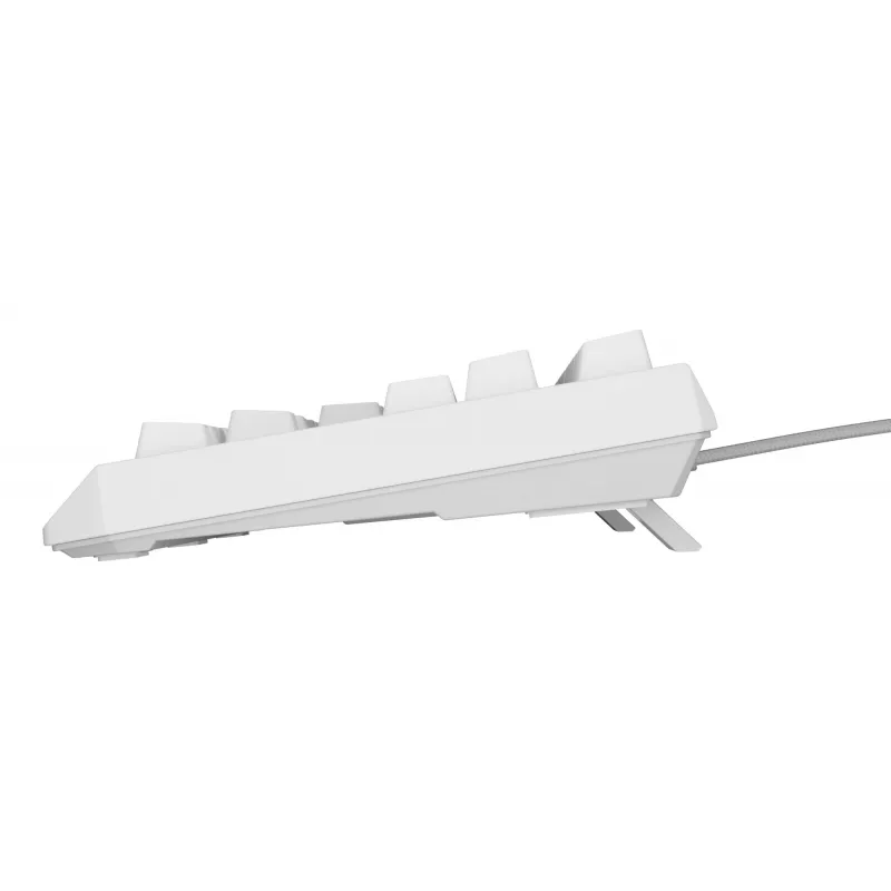 Tenkeyless herná klávesnica GENESIS Thor 230 TKL — USB, RF Wireless, Bluetooth, QWERTY, biela