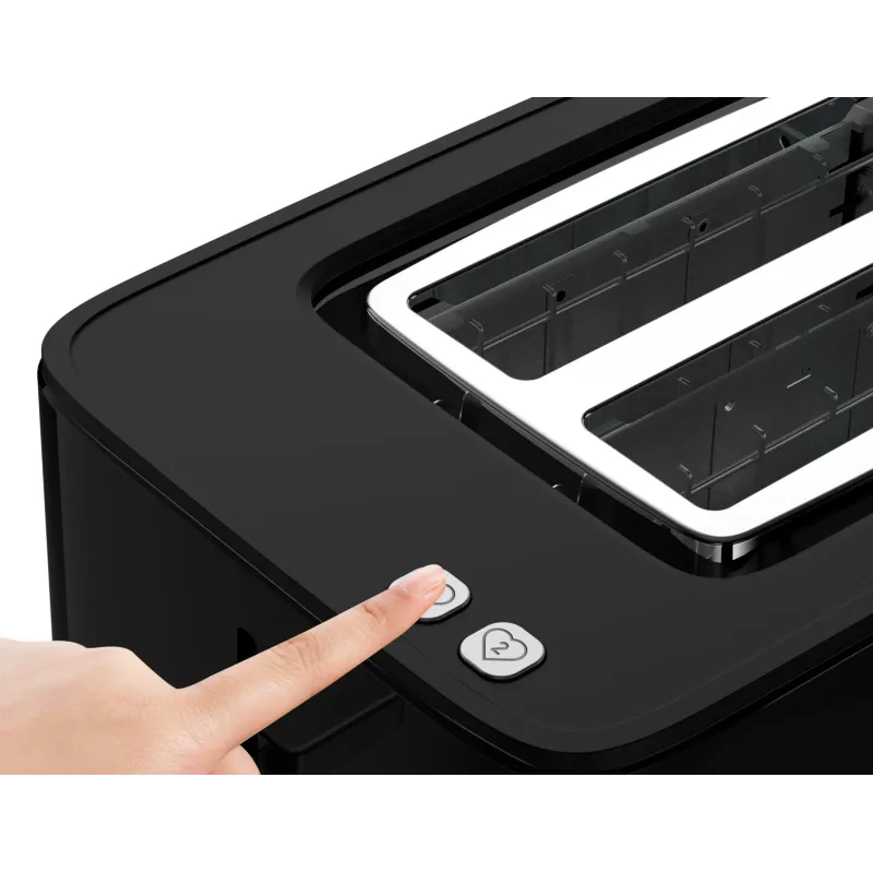 Hriankovač Tefal TT6408 — 2 plátky, 850 W, čierny