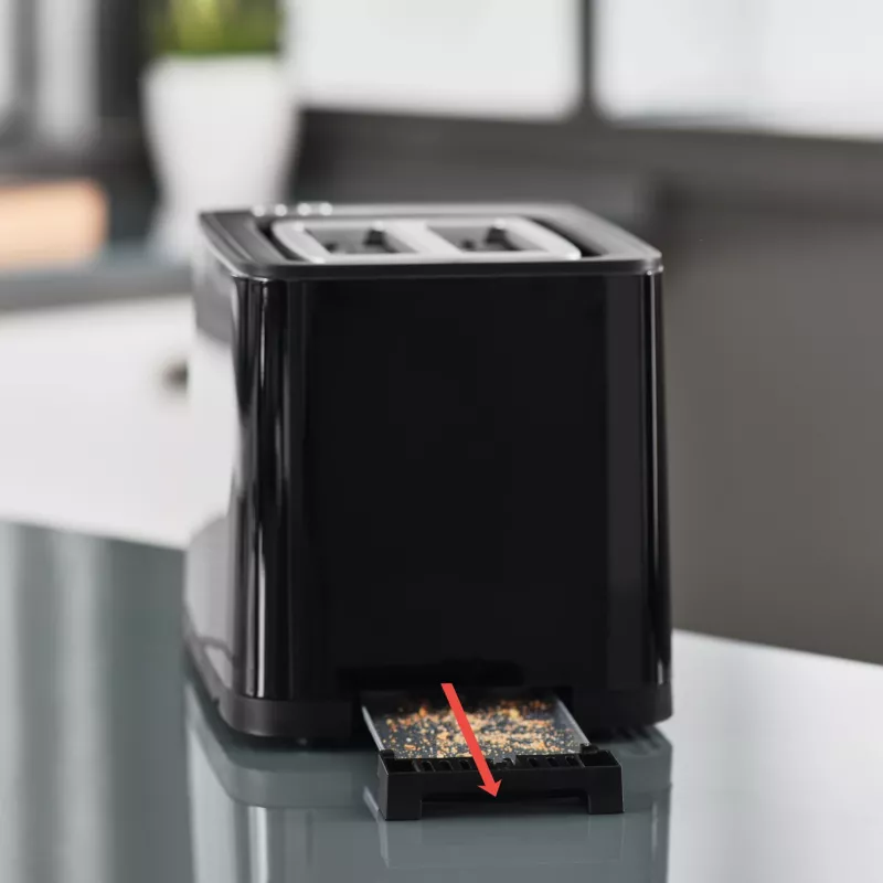 Hriankovač Tefal TT6408 — 2 plátky, 850 W, čierny