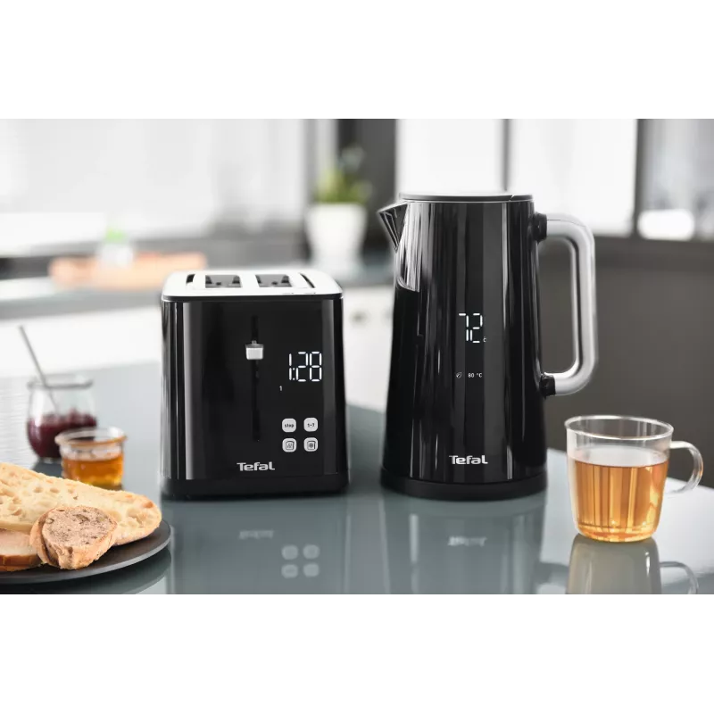 Hriankovač Tefal TT6408 — 2 plátky, 850 W, čierny