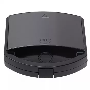 Sendvičovač Adler AD 3069 – kompaktný stolný lis na sendviče, 750 W, 2 sendviče, čierny