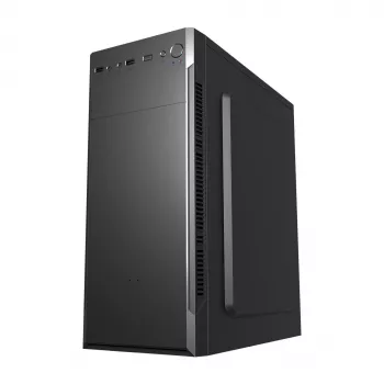 PC skriňa FSP CMT160 Midi Tower čierna — podporuje ATX/µATX/ITX, 1×3.5