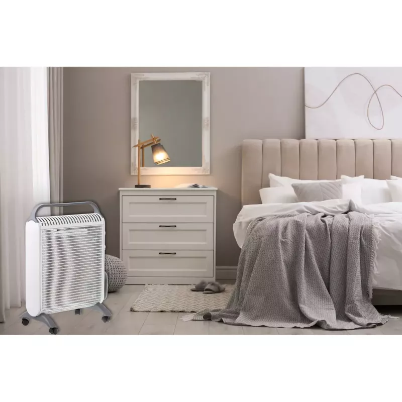 Elektrický konvektor Adler AD 7750, 2000 W, 2 výkonové stupne, IP24, biela