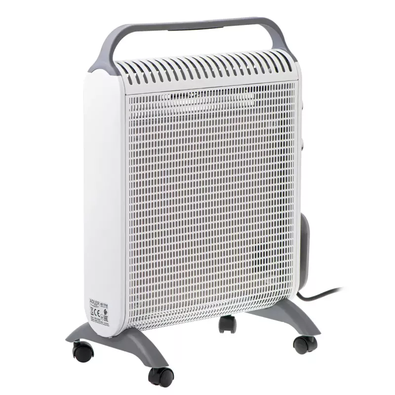 Elektrický konvektor Adler AD 7750, 2000 W, 2 výkonové stupne, IP24, biela