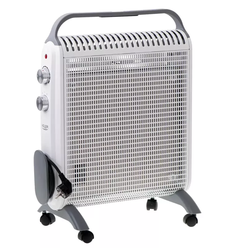 Elektrický konvektor Adler AD 7750, 2000 W, 2 výkonové stupne, IP24, biela