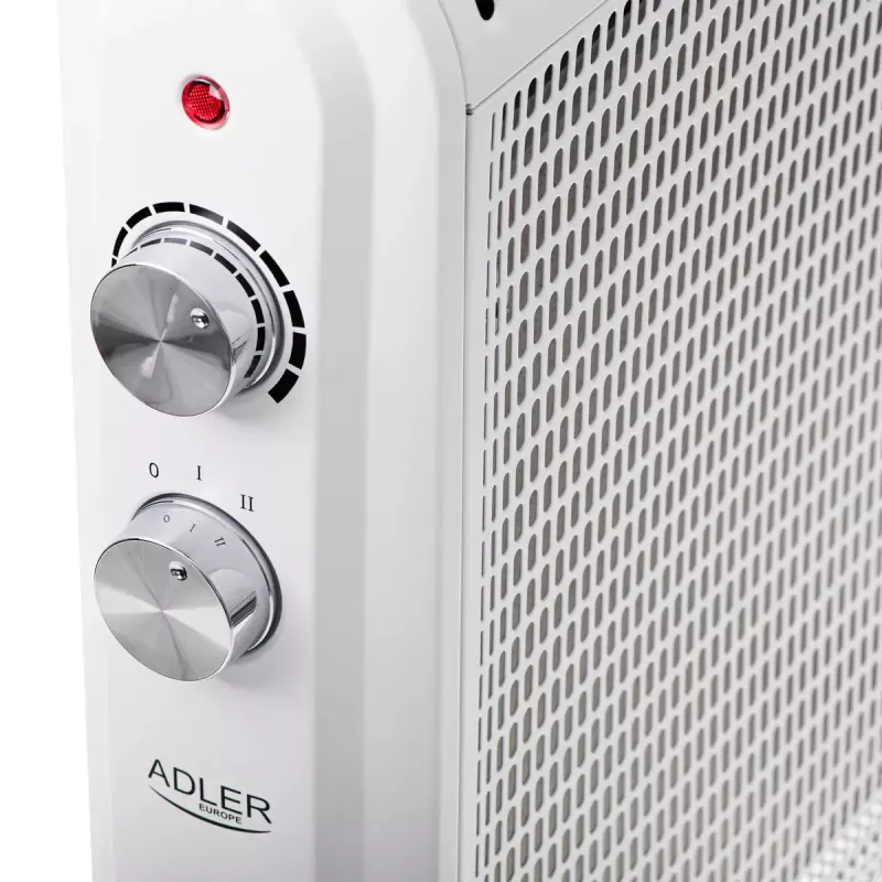 Elektrický konvektor Adler AD 7750, 2000 W, 2 výkonové stupne, IP24, biela
