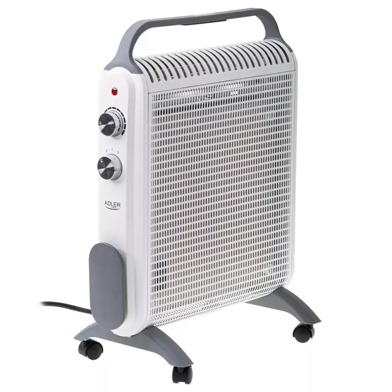 Elektrický konvektor Adler AD 7750, 2000 W, 2 výkonové stupne, IP24, biela