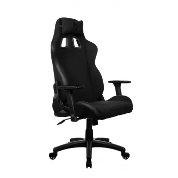 Herná stolička arozzi Avanti SoftFabric Pure čierna — ergonomická, vysoké operadlo, nastaviteľné podrúčky, naklápacia hojdacia funkcia