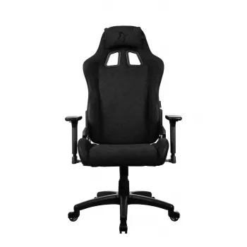 Herná stolička arozzi Avanti SoftFabric Pure čierna — ergonomická, vysoké operadlo, nastaviteľné podrúčky, naklápacia hojdacia funkcia