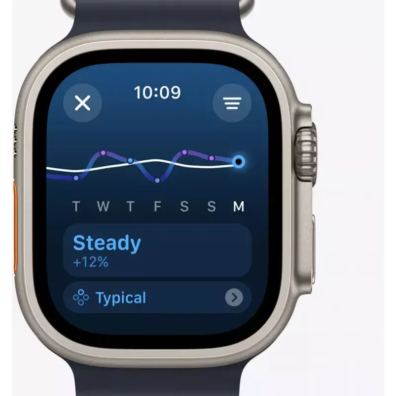 Smartwatch Apple Watch Ultra 2 GPS + Cellular 49 mm prírodné titánové puzdro s Tan Alpine Loop, Medium