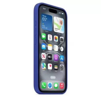 APPLE Apple silikónové puzdro s MagSafe iPhone 16 ultramarín