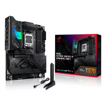 Základná doska ASUS ROG STRIX X870-F GAMING WIFI — AMD X870, socket AM5, ATX, DDR5, 4x DIMM, Wi‑Fi 7, BT 5.4