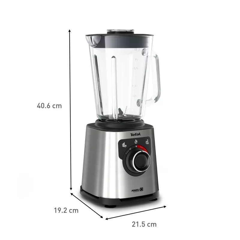 Tefal Perfectmix+ BL871D 1,5 L stolný mixér 1200 W nerez, sivý
