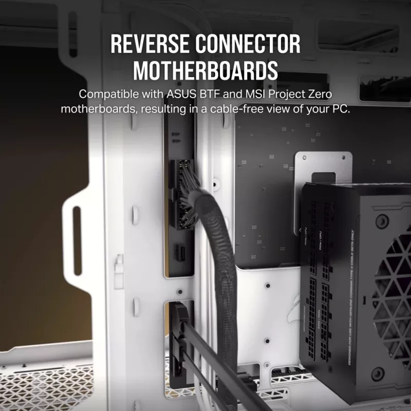 PC skriňa CORSAIR 2500D AIRFLOW Midi Tower čierna — ATX/Micro ATX, podpora 280 mm predného radiátora, USB-A x2, USB-C x1
