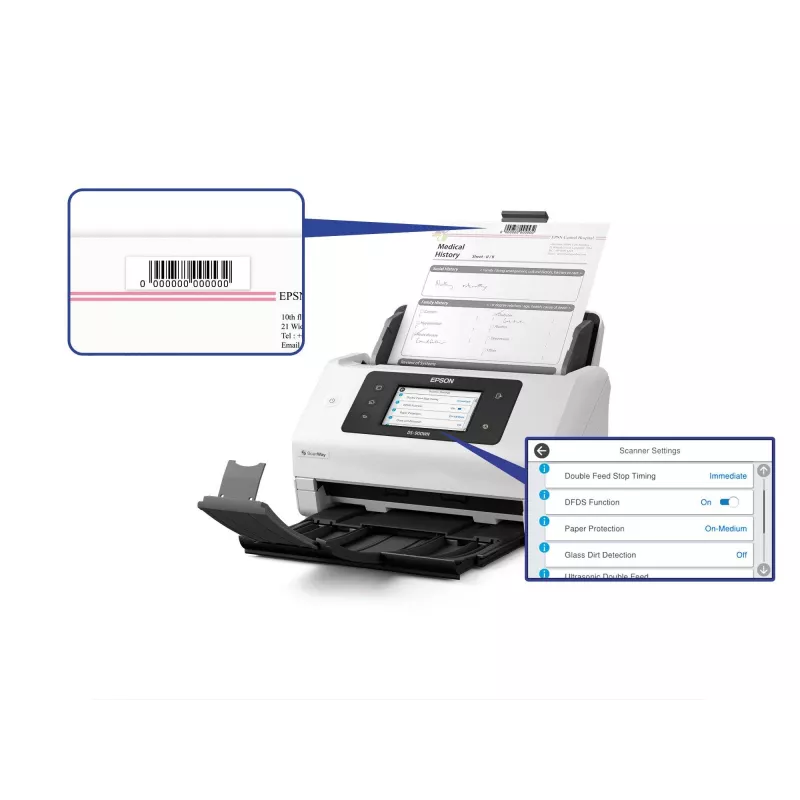 Epson WorkForce DS-900WN podávací skener 600 x 600 DPI A4 biely