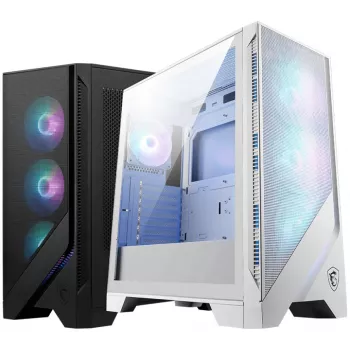 PC skriňa MSI MAG FORGE 320R AIRFLOW Micro Tower biela