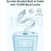 Anker Zolo 10000mAh prenosná batéria, 30W ultrarýchle nabíjanie, integrovaný USB-C kábel, čierna