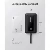 Anker Zolo 10000mAh prenosná batéria, 30W ultrarýchle nabíjanie, integrovaný USB-C kábel, čierna