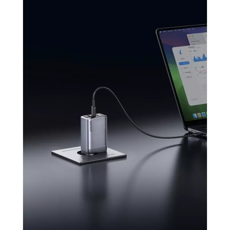 Nabíjačka mobilných zariadení Anker A2688341 univerzálna čierna AC interiérová 110–240 V 1 USB 2.0 2 USB-C