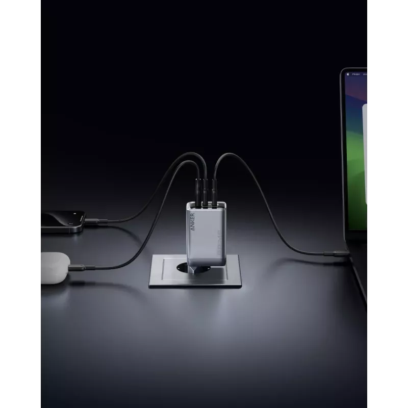 Nabíjačka mobilných zariadení Anker A2688341 univerzálna čierna AC interiérová 110–240 V 1 USB 2.0 2 USB-C