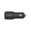 Nabíjačka Belkin CCB005btBK interiérová cigaretový zapaľovač rýchlonabíjanie čierna