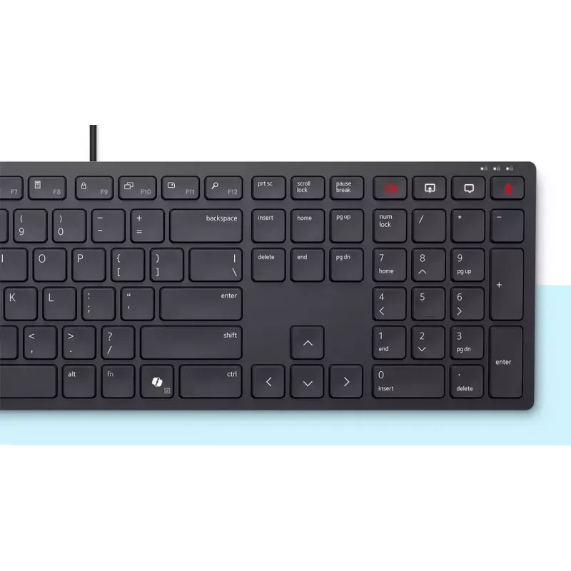 DELL KB525C kancelárska USB QWERTY US International klávesnica, čierna