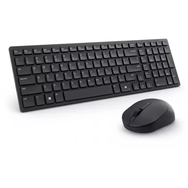 DELL KM555 tichá klávesnica myš v balení univerzálna RF Wireless + Bluetooth QWERTY US International čierna
