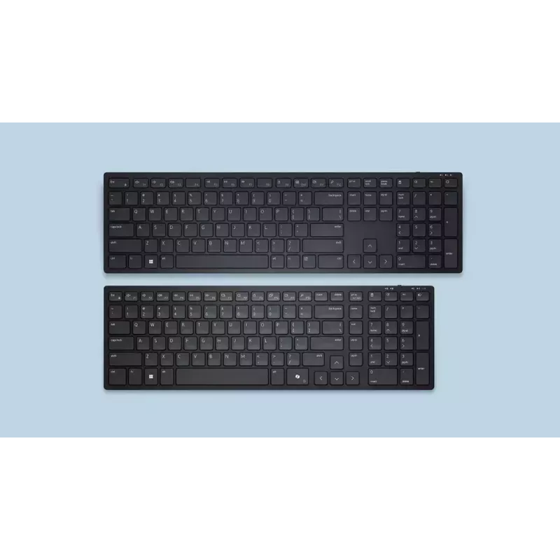 DELL KM555 tichá klávesnica myš v balení univerzálna RF Wireless + Bluetooth QWERTY US International čierna