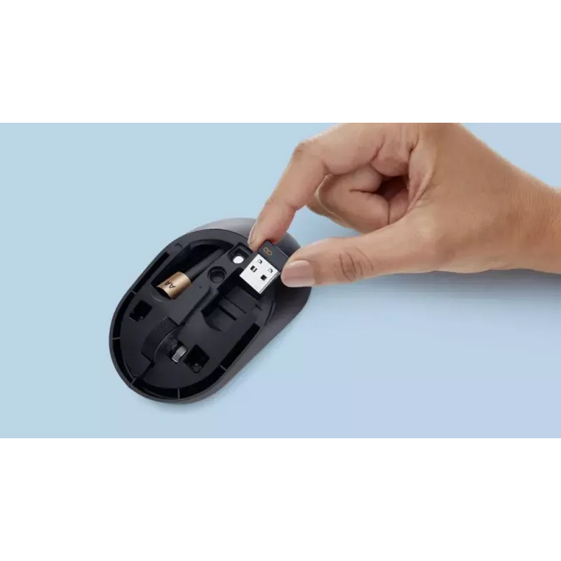 DELL KM555 tichá klávesnica myš v balení univerzálna RF Wireless + Bluetooth QWERTY US International čierna