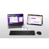 DELL KM555 tichá klávesnica myš v balení univerzálna RF Wireless + Bluetooth QWERTY US International čierna