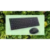 DELL KM555 tichá klávesnica myš v balení univerzálna RF Wireless + Bluetooth QWERTY US International čierna