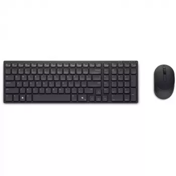 DELL KM555 tichá klávesnica myš v balení univerzálna RF Wireless + Bluetooth QWERTY US International čierna