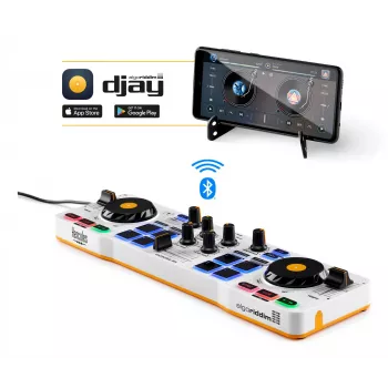 Hercules 4780921 DJ kontrolér 2 kanály čierna, biela, žltá