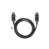 LANBERG DisplayPort M/M kábel 19 Pin V1.2 4k 1,8 m čierny