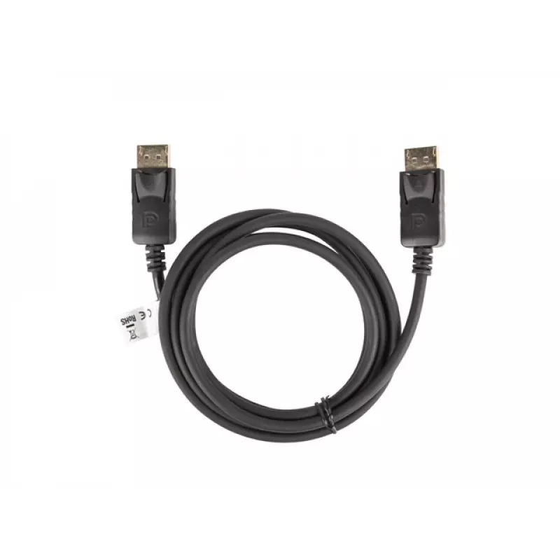 LANBERG DisplayPort M/M kábel 19 Pin V1.2 4k 1,8 m čierny