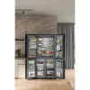 Whirlpool WQ9I FO2BX EF Side-by-Side chladnička voľne stojaca 592 L čierna