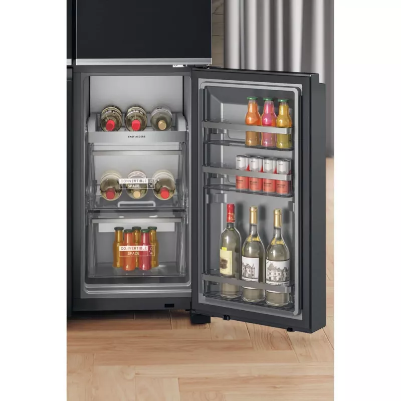 Whirlpool WQ9I FO2BX EF Side-by-Side chladnička voľne stojaca 592 L čierna