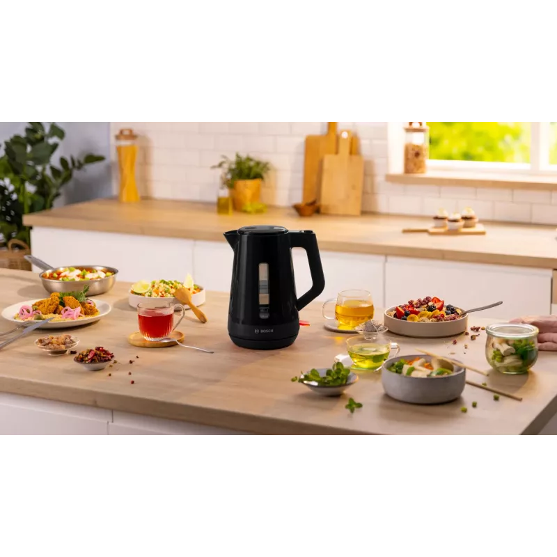 Bosch TWK1M123 rýchlovarná kanvica 1,7 L 2400 W čierna